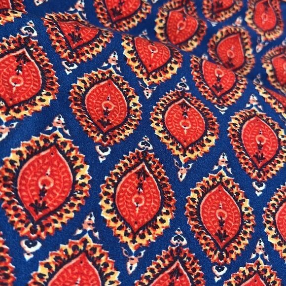 🆕 LuLaRoe Julia Dress Floral Blue base White Red Floral Sz XL - Picture 2 of 4